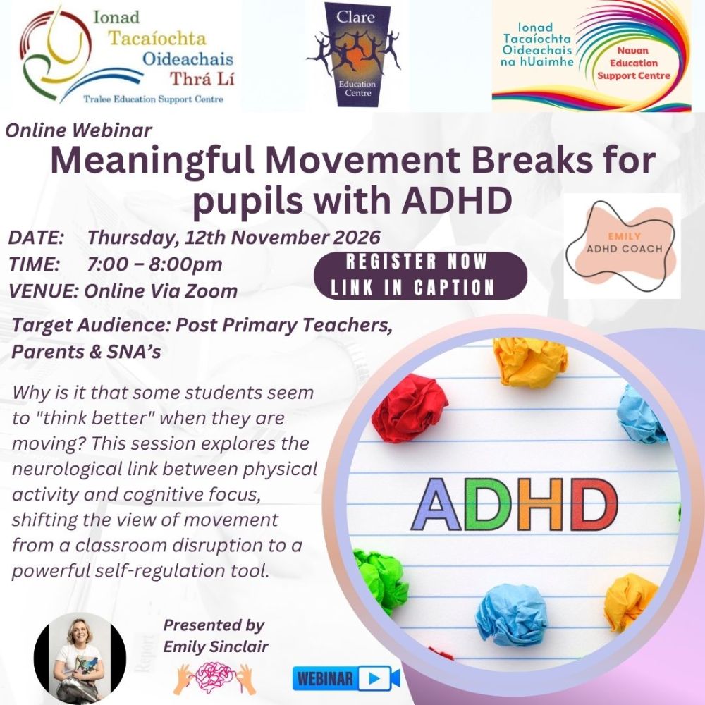 AUT26-34 Meaningful Movement Breaks for pupils with ADHD
